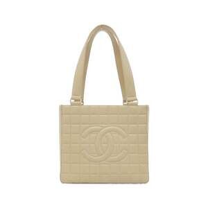 CHANEL Cream Shoulder Bag